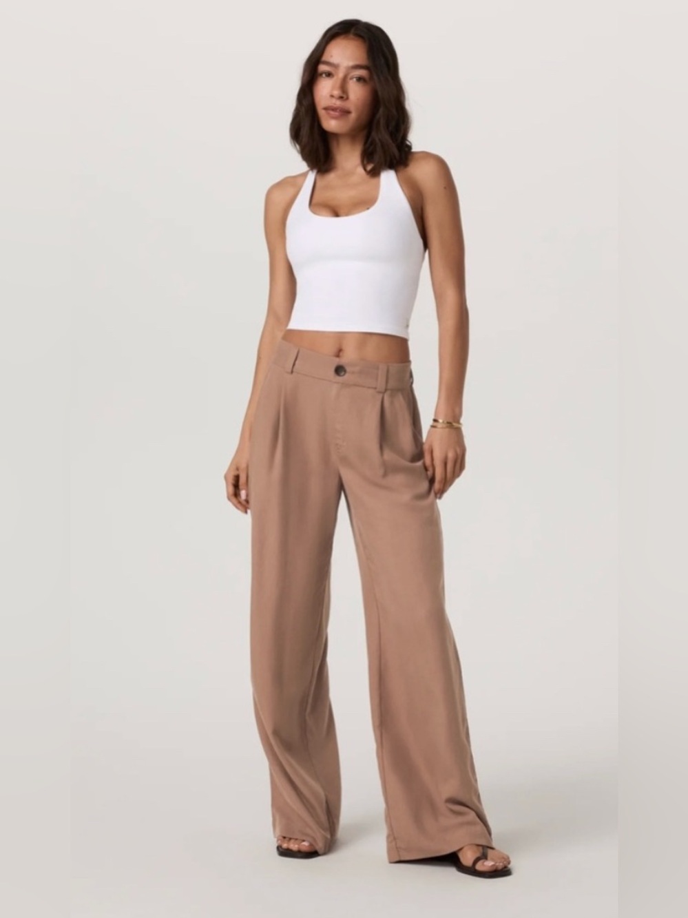 NEW Vuori Trestles Twill Wide Leg XLarge Pants NWT Womens Nutmeg Casual Trouser